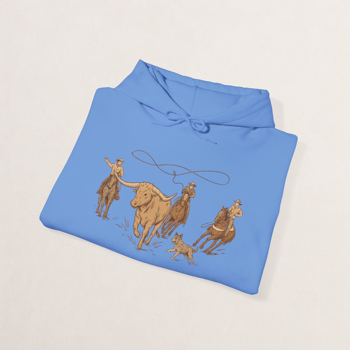 Cowboy Rodeo Inspired Unisex Hoodie - Perfect for Casual Outings, Gifts, Western Events, or Cozy Nights