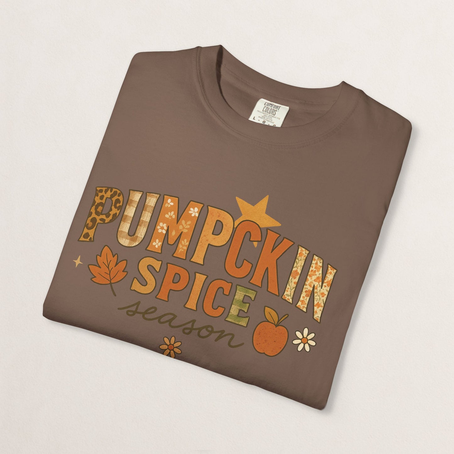 Pumpkin Spice Season T-Shirt, Fall T-Shirt, Autumn Apparel, Cozy Shirt, Harvest Tee, Cute Gift for Pumpkin Lovers