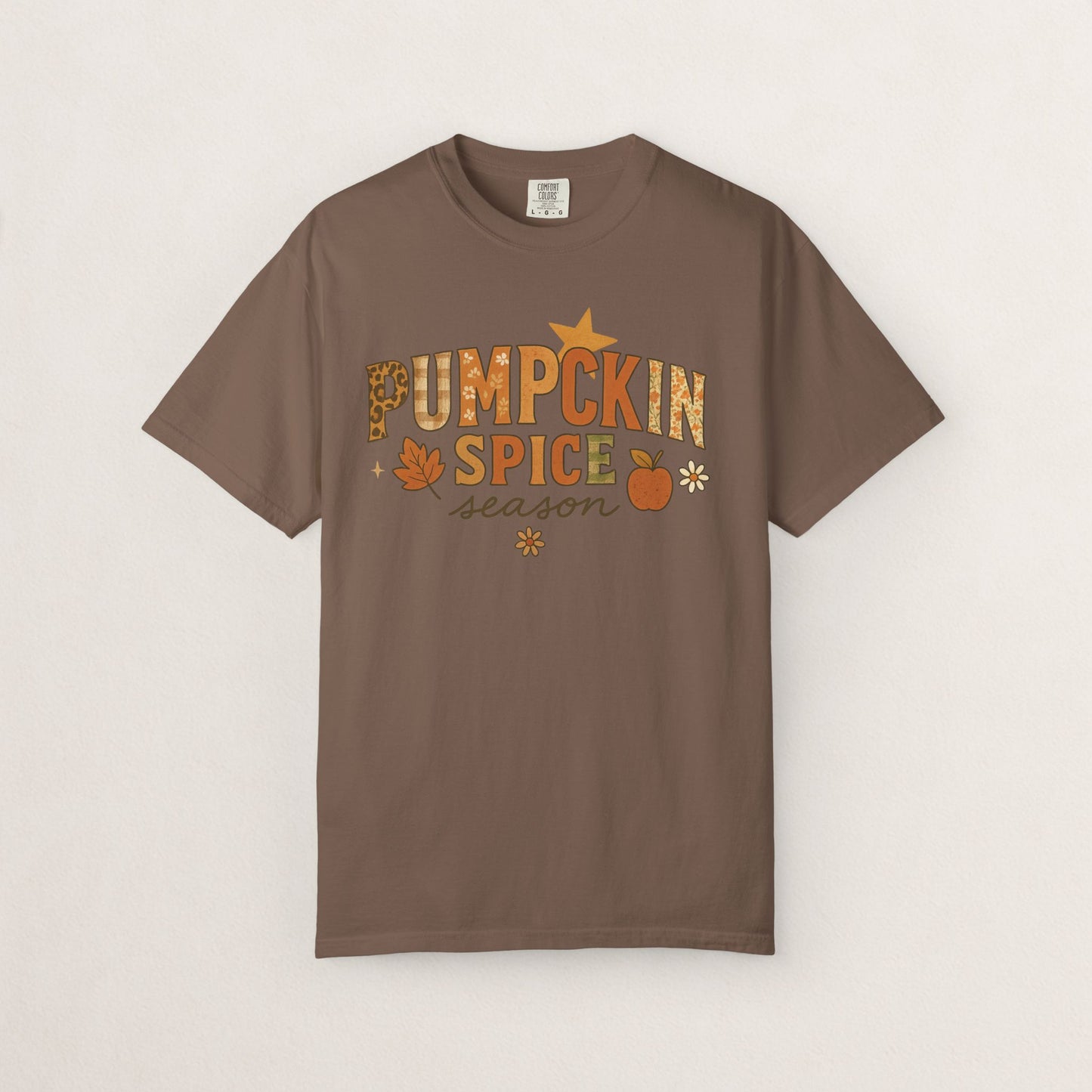 Pumpkin Spice Season T-Shirt, Fall T-Shirt, Autumn Apparel, Cozy Shirt, Harvest Tee, Cute Gift for Pumpkin Lovers
