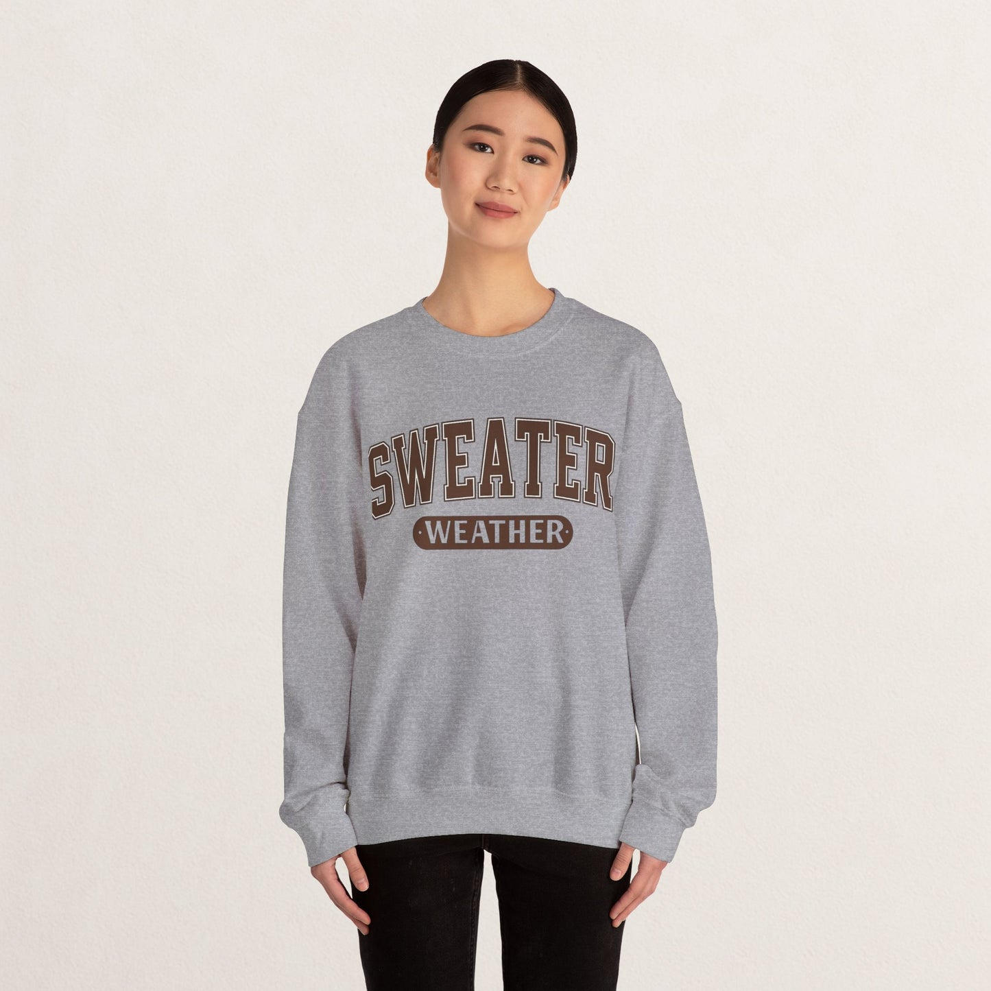 Cozy Sweatshirt for Autumn Vibes, Perfect for Casual Outings, Gift for Friends, Fun Fall Layering, Sweater Weather Apparel