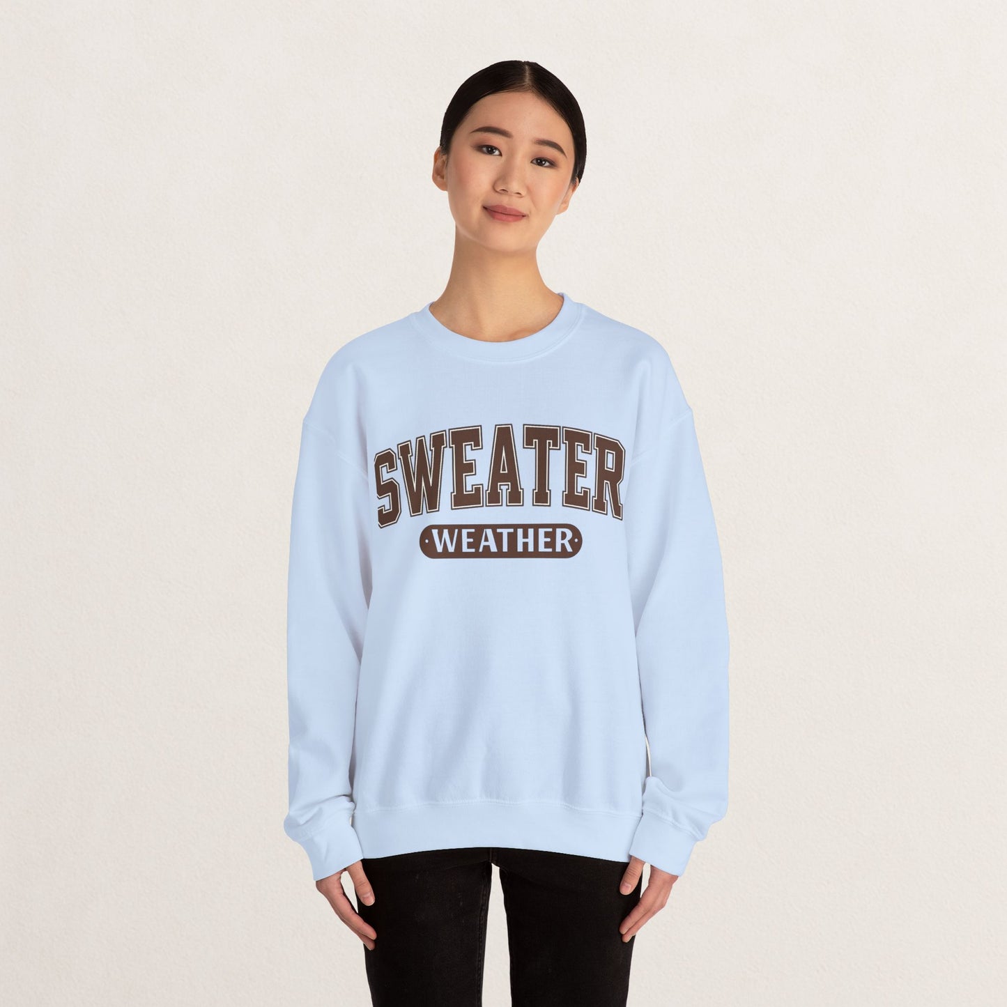 Cozy Sweatshirt for Autumn Vibes, Perfect for Casual Outings, Gift for Friends, Fun Fall Layering, Sweater Weather Apparel