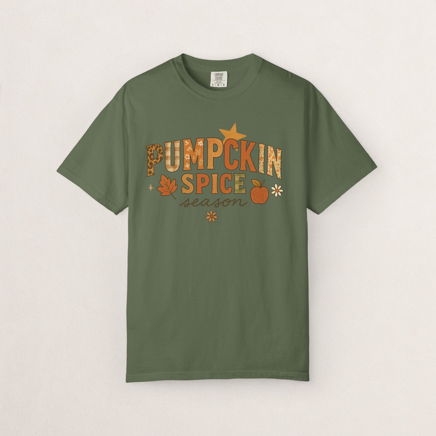 Pumpkin Spice Season T-Shirt, Fall T-Shirt, Autumn Apparel, Cozy Shirt, Harvest Tee, Cute Gift for Pumpkin Lovers