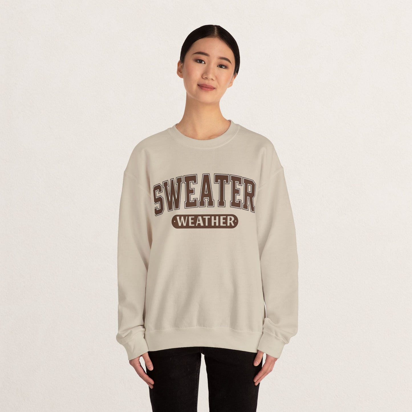 Cozy Sweatshirt for Autumn Vibes, Perfect for Casual Outings, Gift for Friends, Fun Fall Layering, Sweater Weather Apparel