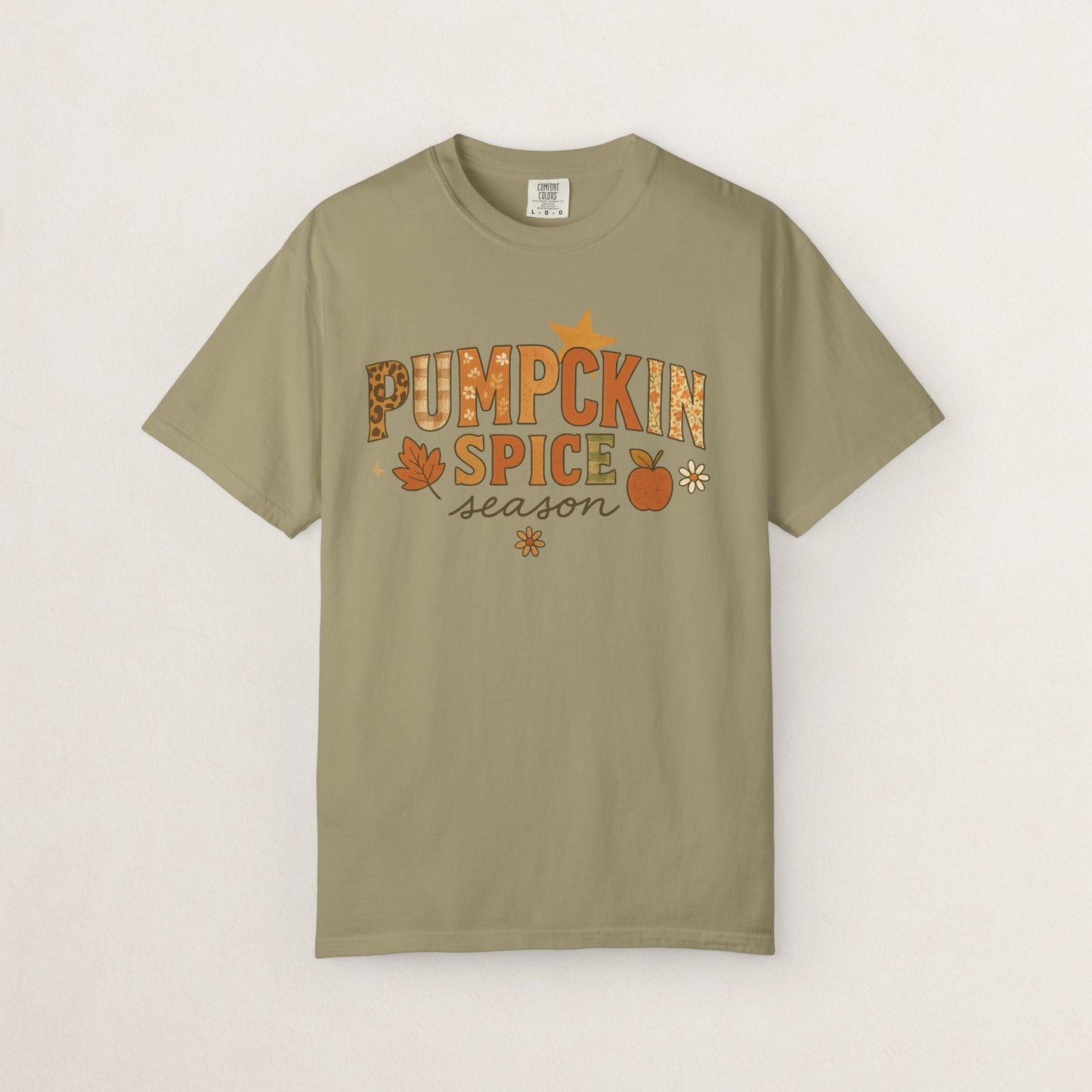 Pumpkin Spice Season T-Shirt, Fall T-Shirt, Autumn Apparel, Cozy Shirt, Harvest Tee, Cute Gift for Pumpkin Lovers