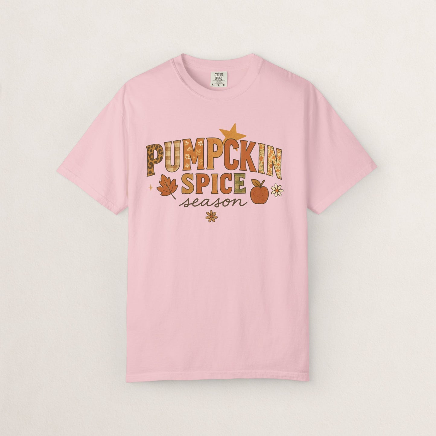 Pumpkin Spice Season T-Shirt, Fall T-Shirt, Autumn Apparel, Cozy Shirt, Harvest Tee, Cute Gift for Pumpkin Lovers