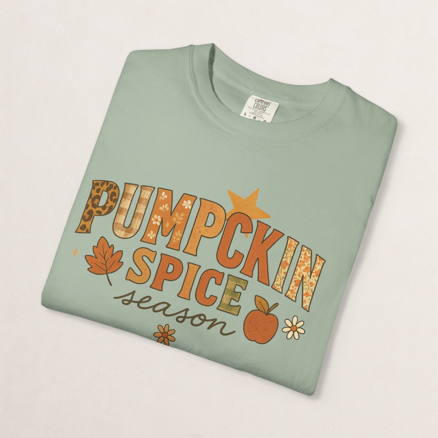 Pumpkin Spice Season T-Shirt, Fall T-Shirt, Autumn Apparel, Cozy Shirt, Harvest Tee, Cute Gift for Pumpkin Lovers