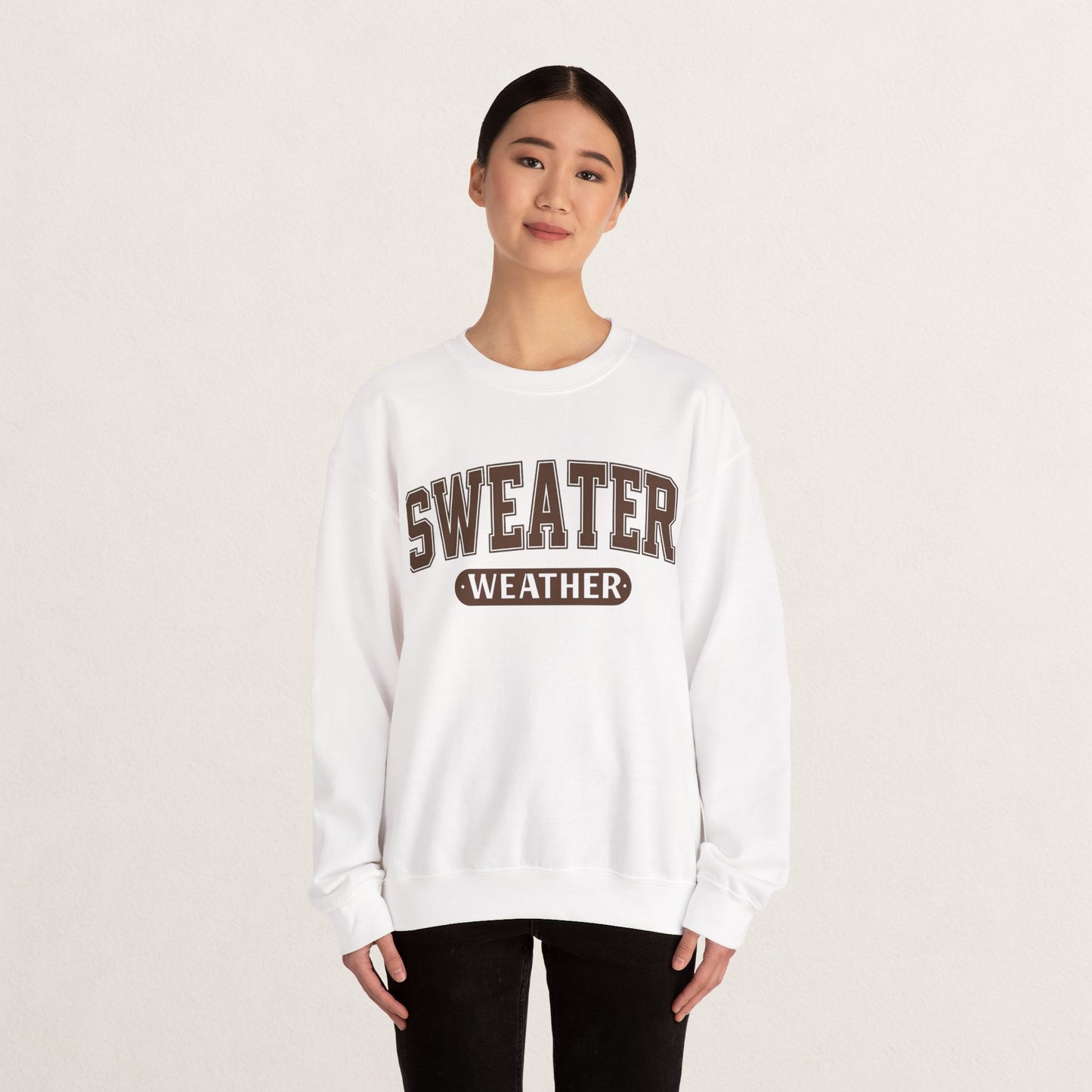 Cozy Sweatshirt for Autumn Vibes, Perfect for Casual Outings, Gift for Friends, Fun Fall Layering, Sweater Weather Apparel