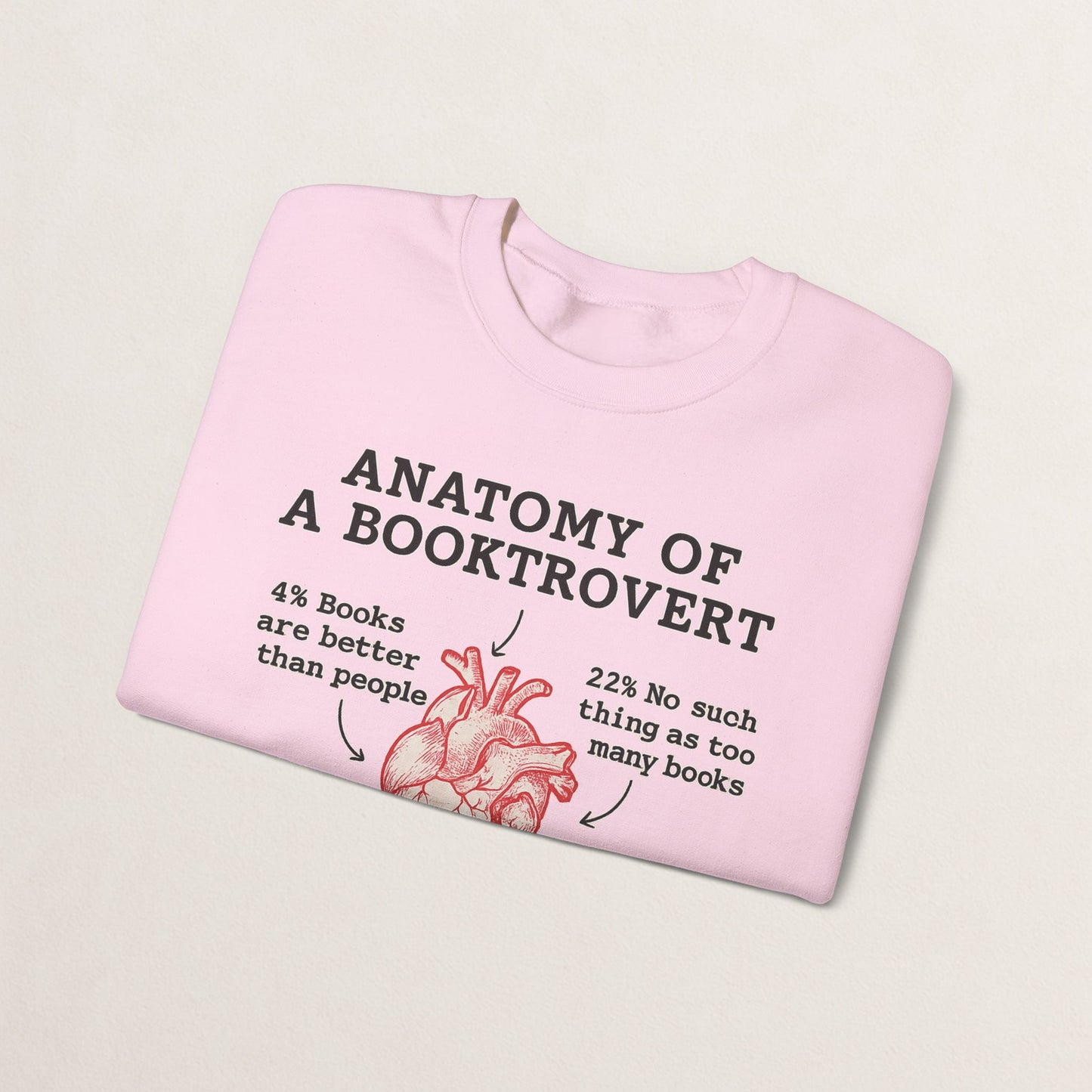Anatomy of a Booktrovert Sweatshirt, Cozy Literary Gift, Funny Reading Crewneck, Book Lover Apparel, Perfect for Bookworms, Christmas Gift