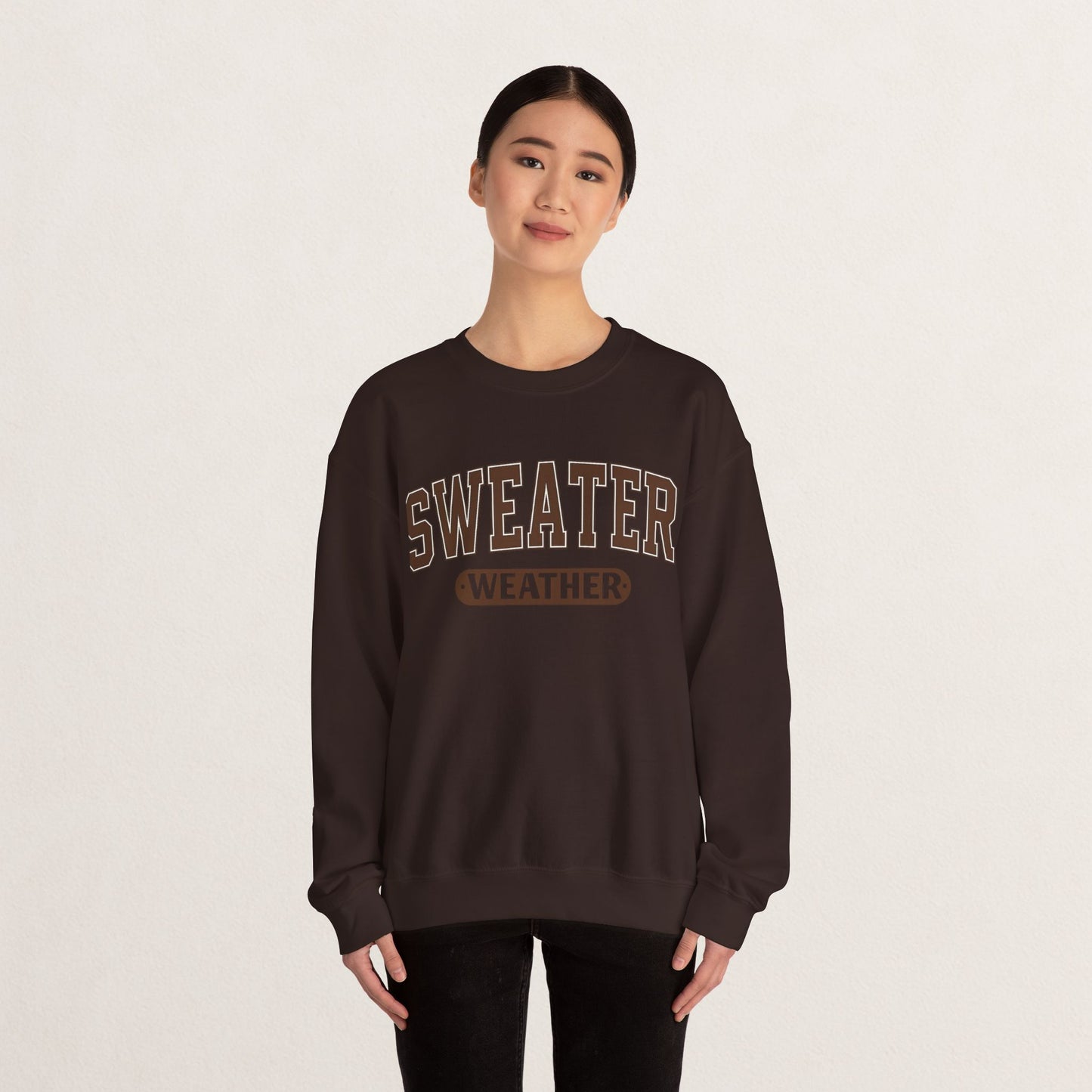 Cozy Sweatshirt for Autumn Vibes, Perfect for Casual Outings, Gift for Friends, Fun Fall Layering, Sweater Weather Apparel