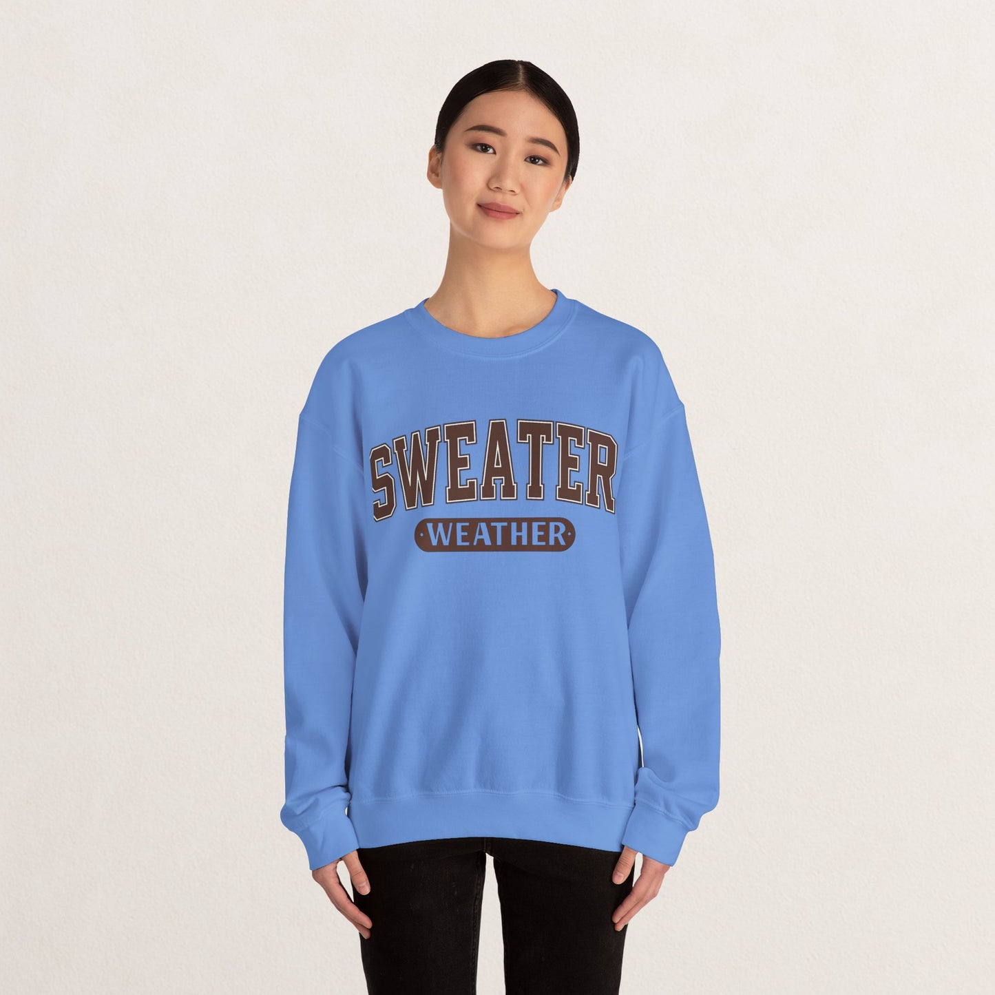Cozy Sweatshirt for Autumn Vibes, Perfect for Casual Outings, Gift for Friends, Fun Fall Layering, Sweater Weather Apparel