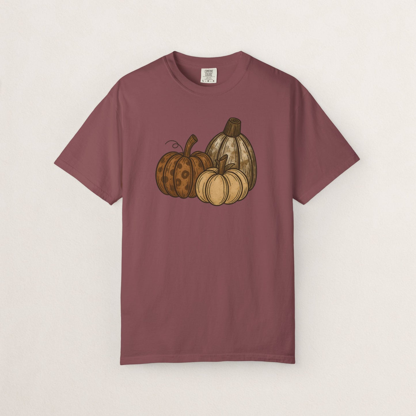 Autumn Pumpkin Unisex T-Shirt, Fall Fashion, Harvest Tee, Halloween Gift, Cozy Casual Wear, Seasonal Style