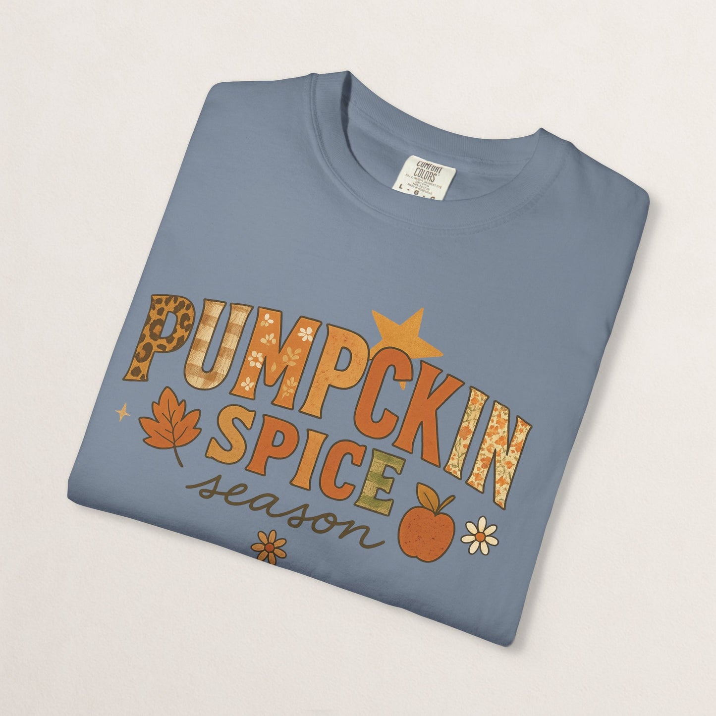 Pumpkin Spice Season T-Shirt, Fall T-Shirt, Autumn Apparel, Cozy Shirt, Harvest Tee, Cute Gift for Pumpkin Lovers