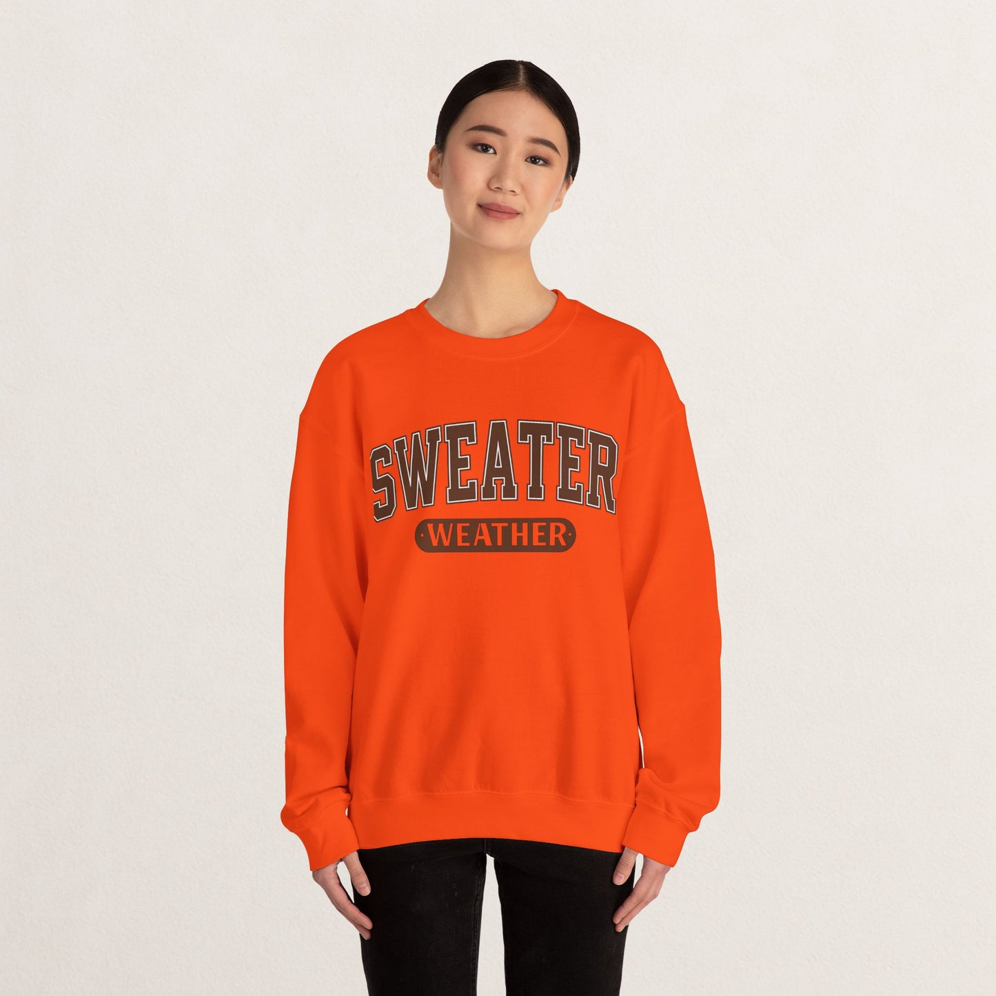 Cozy Sweatshirt for Autumn Vibes, Perfect for Casual Outings, Gift for Friends, Fun Fall Layering, Sweater Weather Apparel