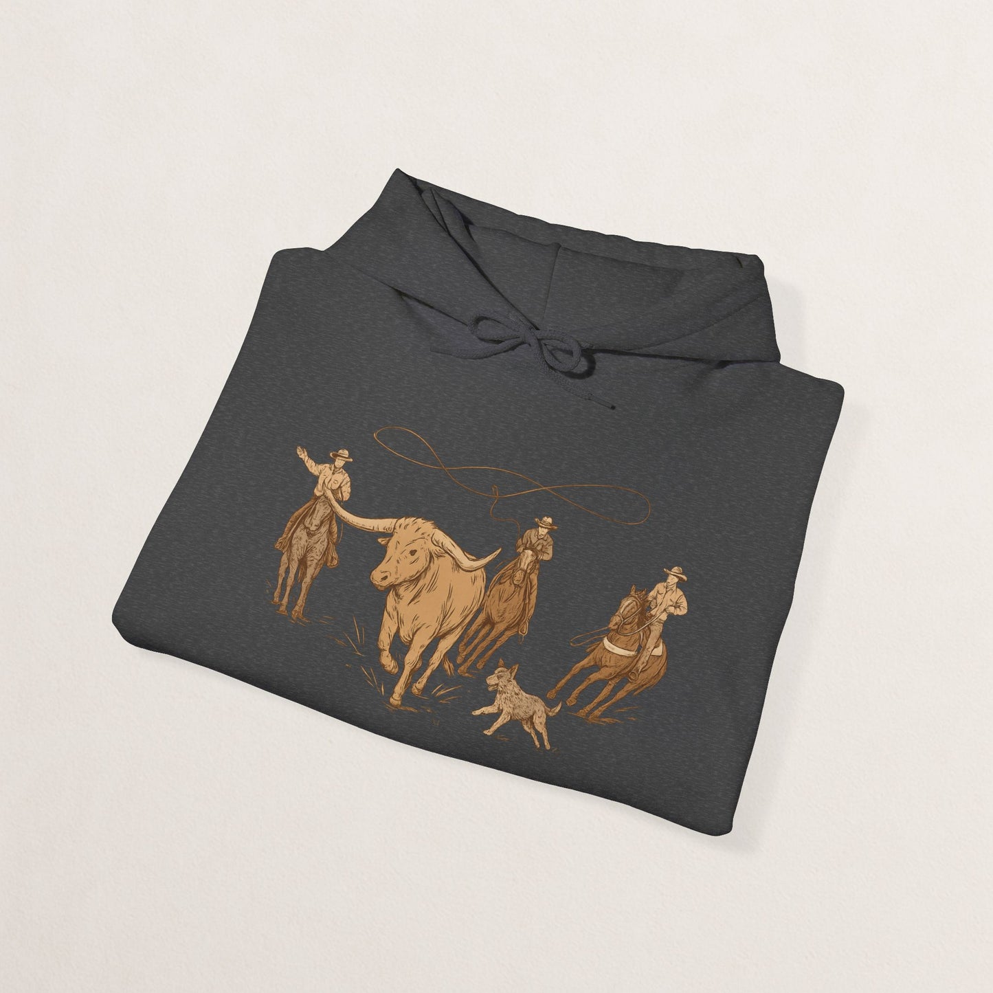 Cowboy Rodeo Inspired Unisex Hoodie - Perfect for Casual Outings, Gifts, Western Events, or Cozy Nights
