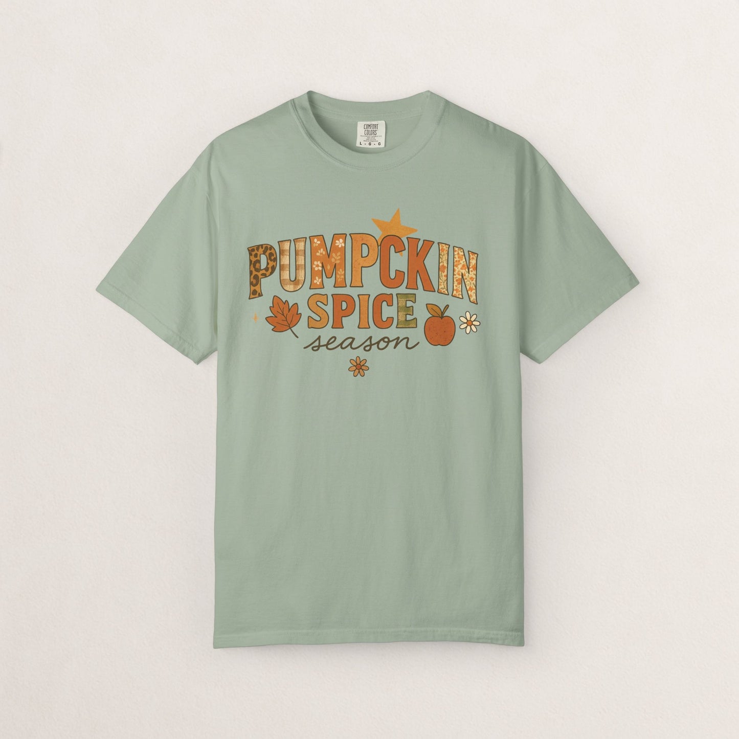 Pumpkin Spice Season T-Shirt, Fall T-Shirt, Autumn Apparel, Cozy Shirt, Harvest Tee, Cute Gift for Pumpkin Lovers
