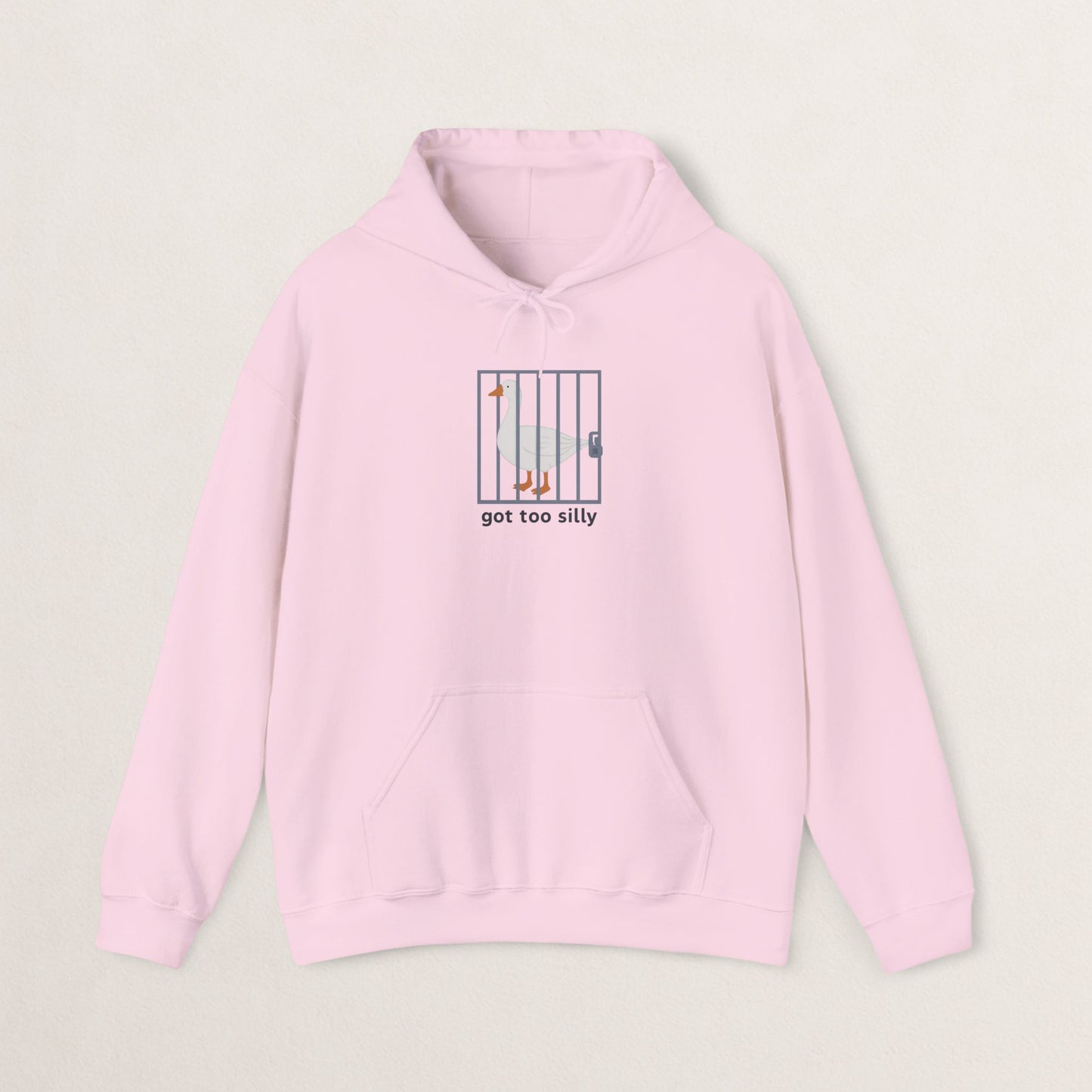 Silly Goose Hooded Sweatshirt, Funny Sweatshirt, Animal Lover Gift, Unisex Hoodie, Quirky Gift for Friends, Comfy Casual Wear