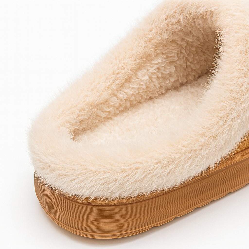 BirchFur™ Mules – Cozy Faux Suede Indoor Slippers