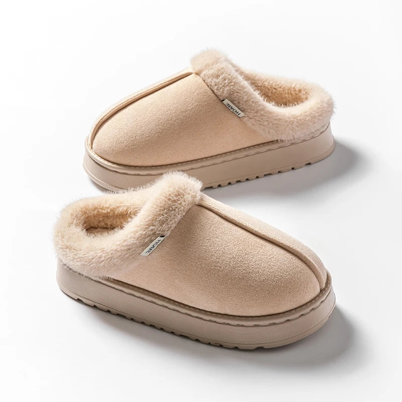 BirchFur™ Mules – Cozy Faux Suede Indoor Slippers