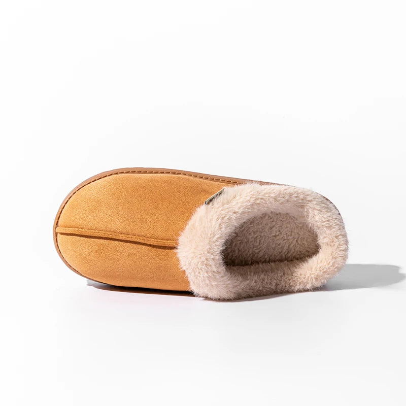 BirchFur™ Mules – Cozy Faux Suede Indoor Slippers