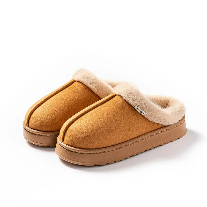 BirchFur™ Mules – Cozy Faux Suede Indoor Slippers
