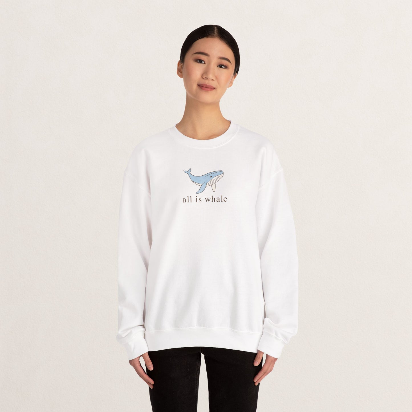 Whale-Themed Unisex Crewneck Sweatshirt, Cozy Pullover for Sea Lovers, Whale Gift for Ocean Enthusiasts, Casual Everyday Wear, Cute [...]