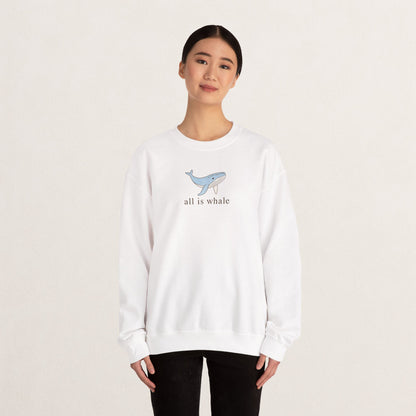 Whale-Themed Unisex Crewneck Sweatshirt, Cozy Pullover for Sea Lovers, Whale Gift for Ocean Enthusiasts, Casual Everyday Wear, Cute [...]