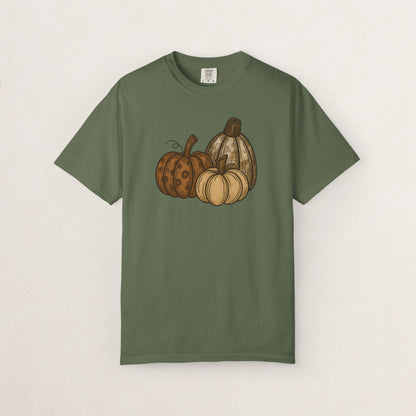 Autumn Pumpkin Unisex T-Shirt, Fall Fashion, Harvest Tee, Halloween Gift, Cozy Casual Wear, Seasonal Style