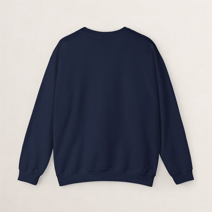 Cozy Animal-Themed Crewneck Sweatshirt with Whimsical Quote