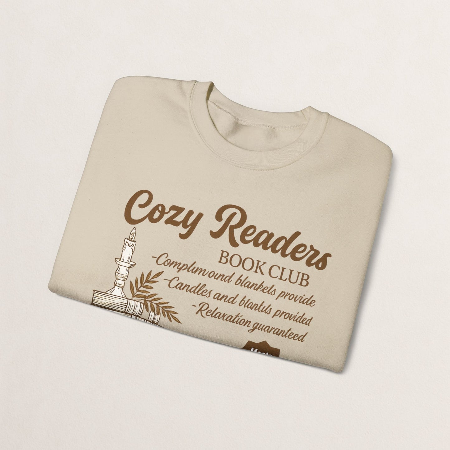 Cozy Readers Book Club Sweatshirt, Perfect Gift for Book Lovers, Reading Group Apparel, Cozy and Comfy Style, Great for Fall Gatherings