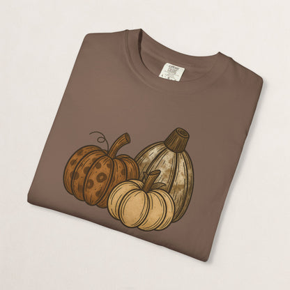 Autumn Pumpkin Unisex T-Shirt, Fall Fashion, Harvest Tee, Halloween Gift, Cozy Casual Wear, Seasonal Style