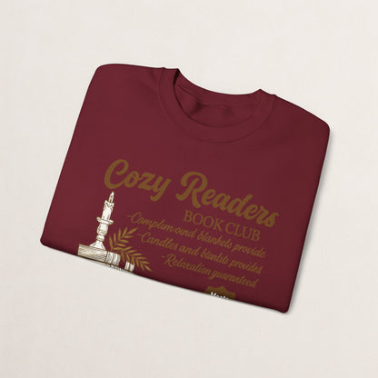 Cozy Readers Book Club Sweatshirt, Perfect Gift for Book Lovers, Reading Group Apparel, Cozy and Comfy Style, Great for Fall Gatherings