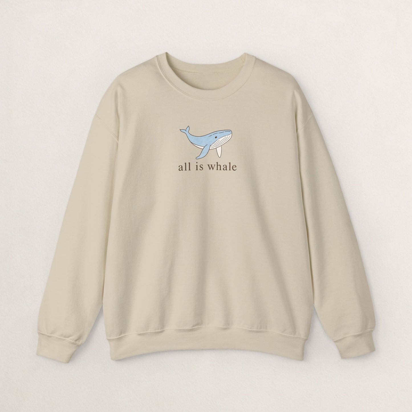 Whale-Themed Unisex Crewneck Sweatshirt, Cozy Pullover for Sea Lovers, Whale Gift for Ocean Enthusiasts, Casual Everyday Wear, Cute [...]