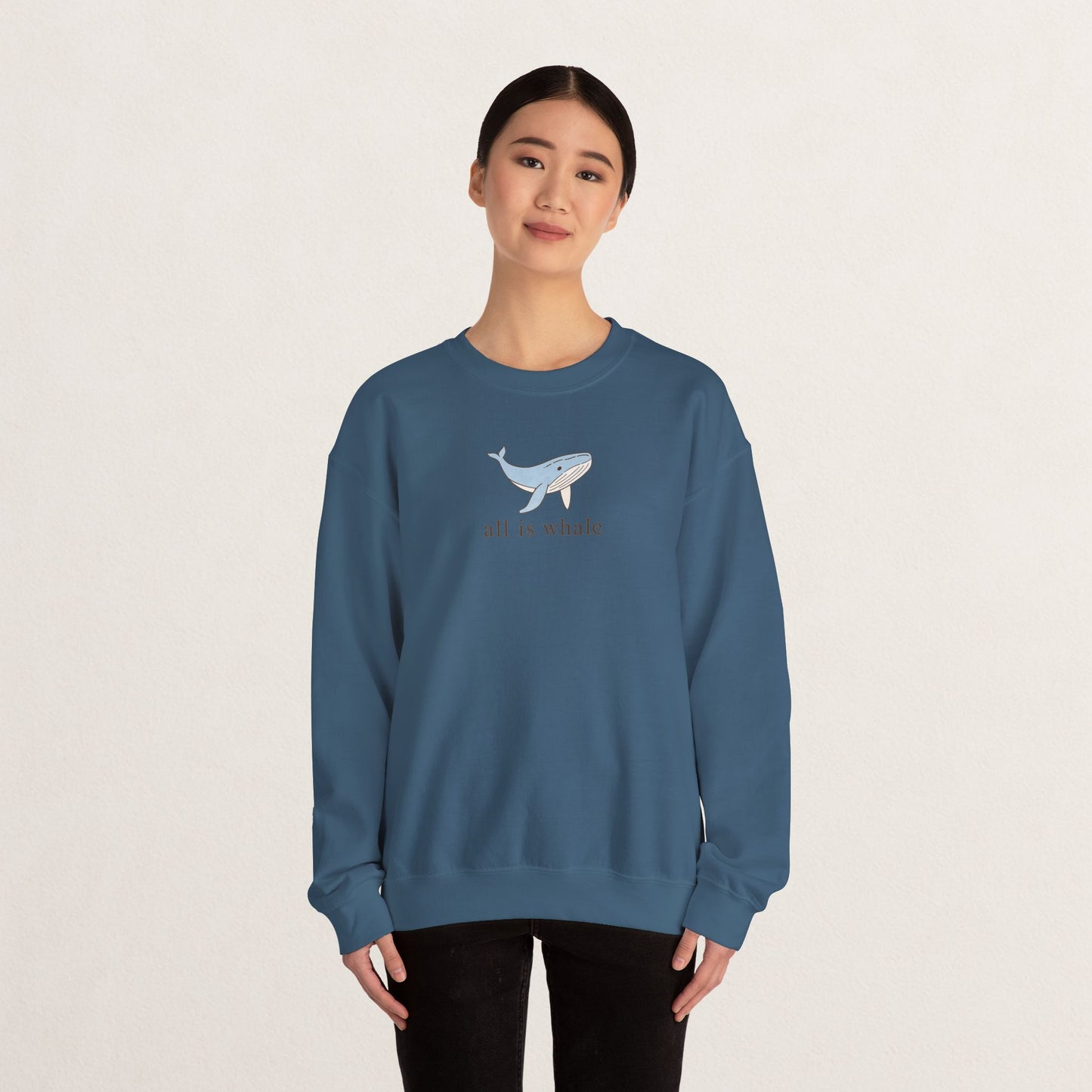 Whale-Themed Unisex Crewneck Sweatshirt, Cozy Pullover for Sea Lovers, Whale Gift for Ocean Enthusiasts, Casual Everyday Wear, Cute [...]