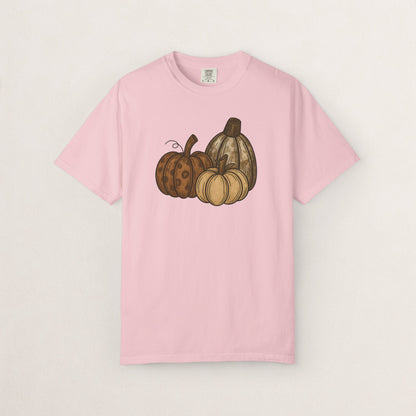 Autumn Pumpkin Unisex T-Shirt, Fall Fashion, Harvest Tee, Halloween Gift, Cozy Casual Wear, Seasonal Style