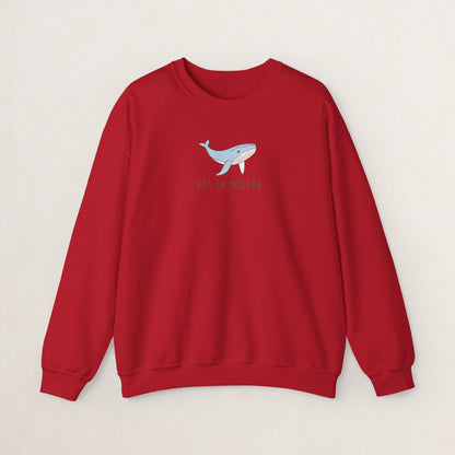 Whale-Themed Unisex Crewneck Sweatshirt, Cozy Pullover for Sea Lovers, Whale Gift for Ocean Enthusiasts, Casual Everyday Wear, Cute [...]