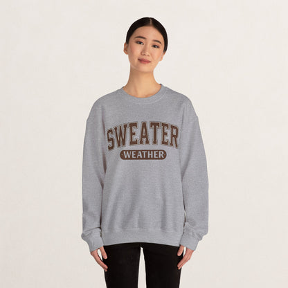 Cozy Sweatshirt for Autumn Vibes, Perfect for Casual Outings, Gift for Friends, Fun Fall Layering, Sweater Weather Apparel