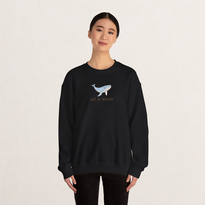Whale-Themed Unisex Crewneck Sweatshirt, Cozy Pullover for Sea Lovers, Whale Gift for Ocean Enthusiasts, Casual Everyday Wear, Cute [...]