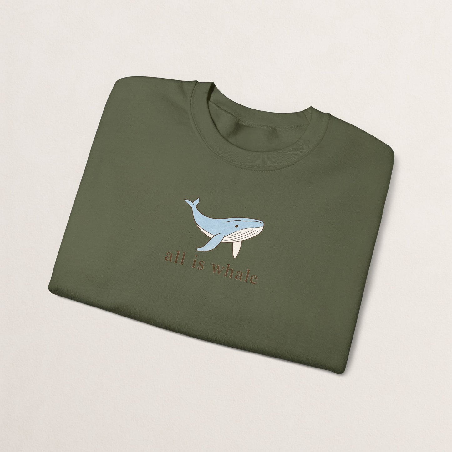 Whale-Themed Unisex Crewneck Sweatshirt, Cozy Pullover for Sea Lovers, Whale Gift for Ocean Enthusiasts, Casual Everyday Wear, Cute [...]