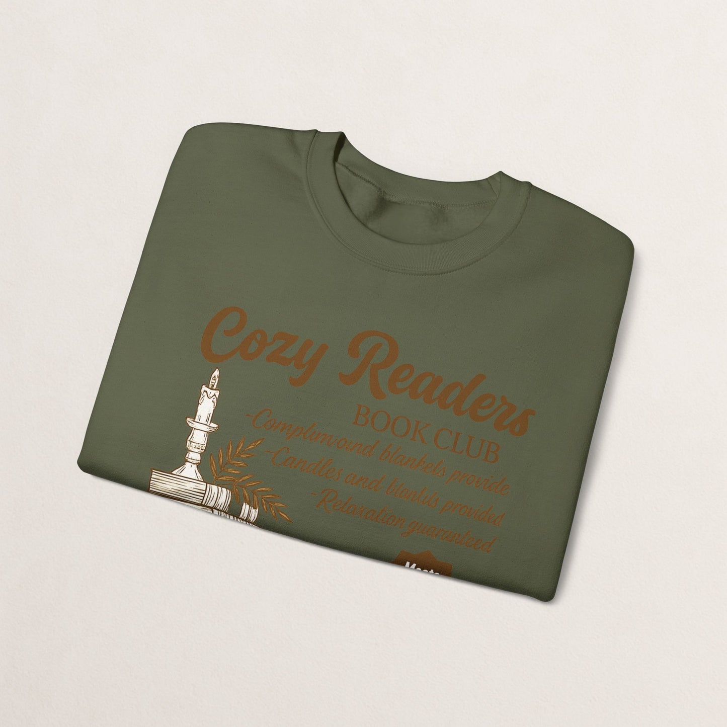 Cozy Readers Book Club Sweatshirt, Perfect Gift for Book Lovers, Reading Group Apparel, Cozy and Comfy Style, Great for Fall Gatherings