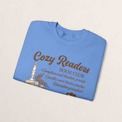 Cozy Readers Book Club Sweatshirt, Perfect Gift for Book Lovers, Reading Group Apparel, Cozy and Comfy Style, Great for Fall Gatherings