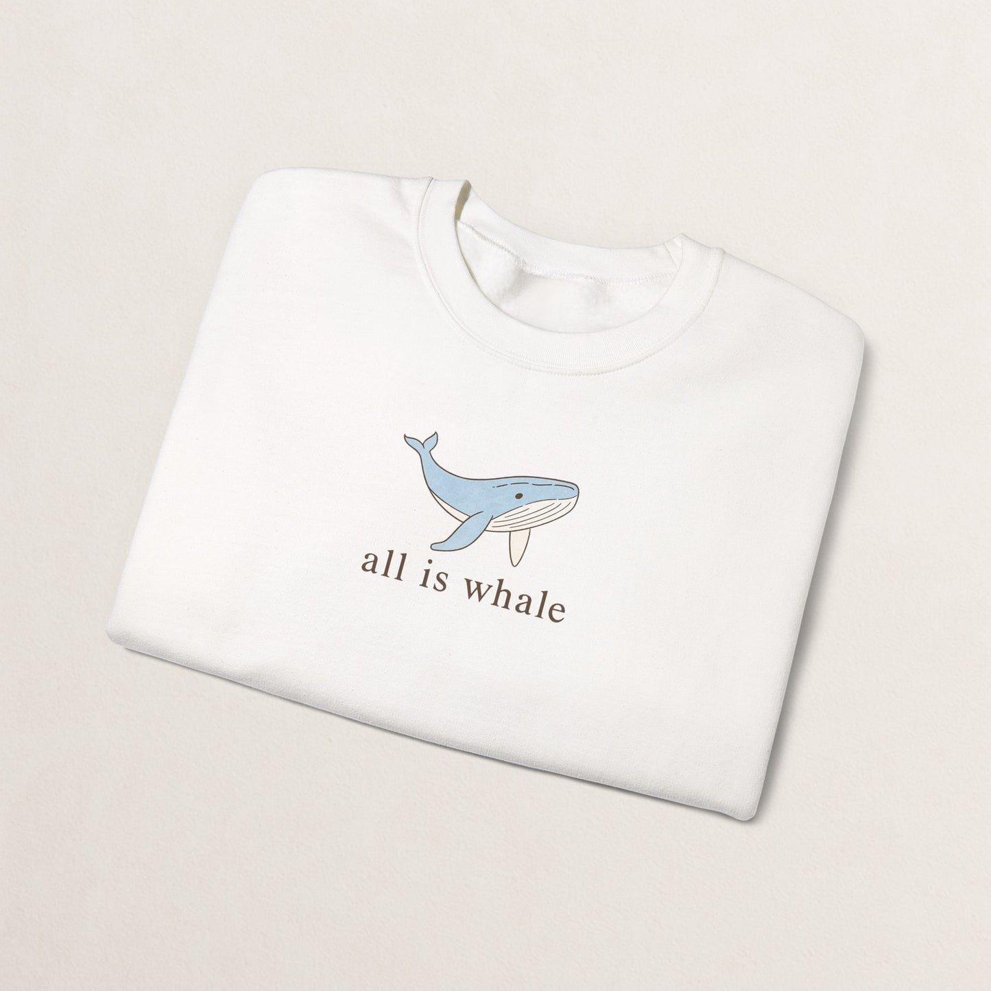 Whale-Themed Unisex Crewneck Sweatshirt, Cozy Pullover for Sea Lovers, Whale Gift for Ocean Enthusiasts, Casual Everyday Wear, Cute [...]