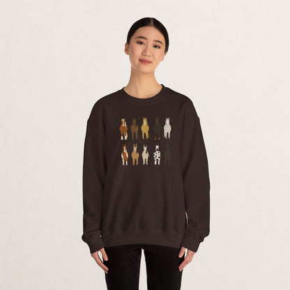 Horse Lovers Crewneck Sweatshirt, Comfortable Sweatshirt for Animal Lovers, Perfect Gift for Christmas, Birthday, and Farm Enthusiasts