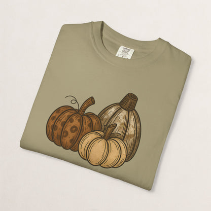 Autumn Pumpkin Unisex T-Shirt, Fall Fashion, Harvest Tee, Halloween Gift, Cozy Casual Wear, Seasonal Style