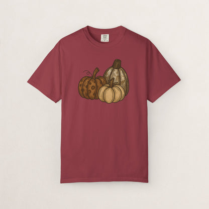 Autumn Pumpkin Unisex T-Shirt, Fall Fashion, Harvest Tee, Halloween Gift, Cozy Casual Wear, Seasonal Style