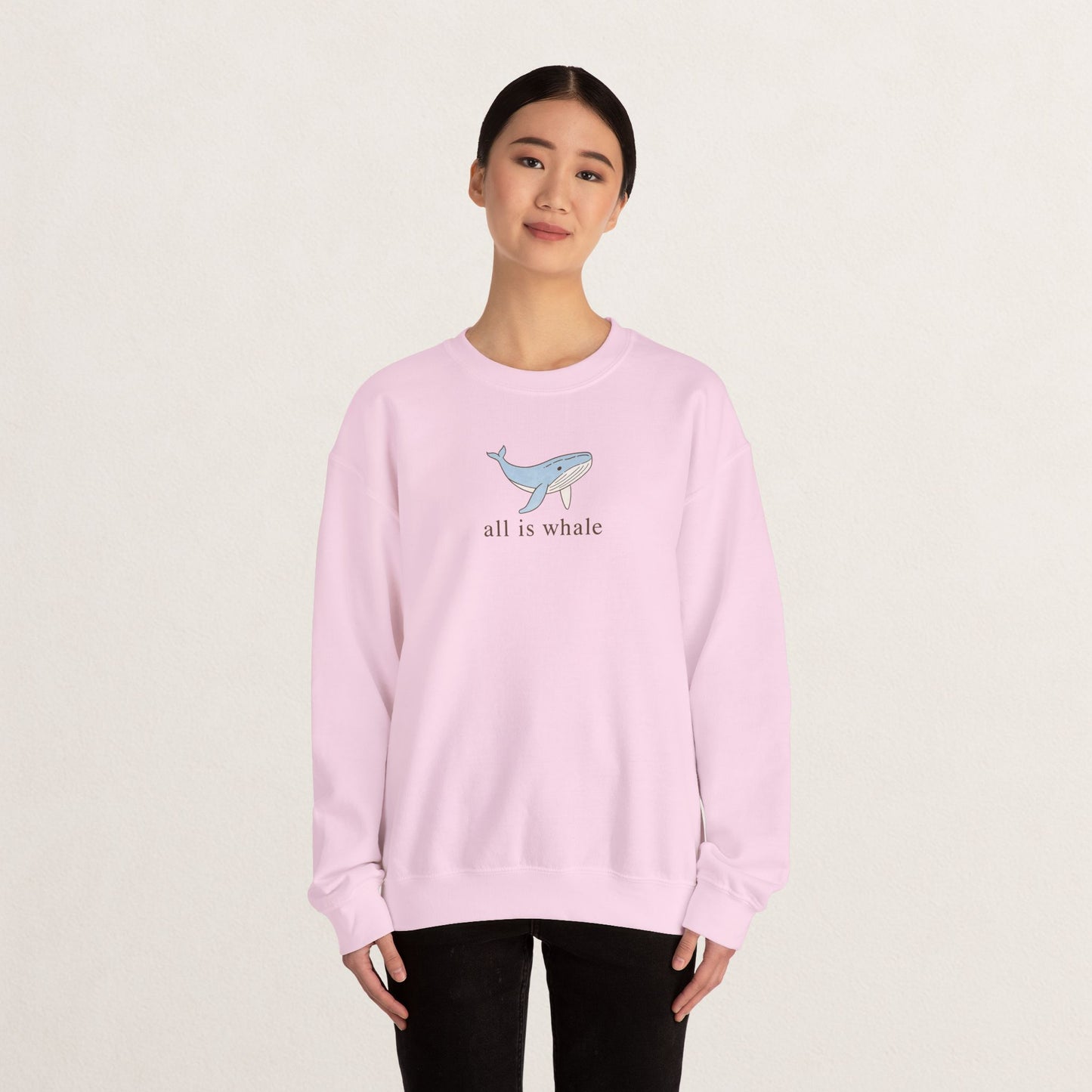 Whale-Themed Unisex Crewneck Sweatshirt, Cozy Pullover for Sea Lovers, Whale Gift for Ocean Enthusiasts, Casual Everyday Wear, Cute [...]