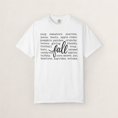 Autumn Vibes Unisex T-Shirt | Cozy Fall Design for Thanksgiving Gatherings, Pumpkin Spice Lovers, Seasonal Wardrobe