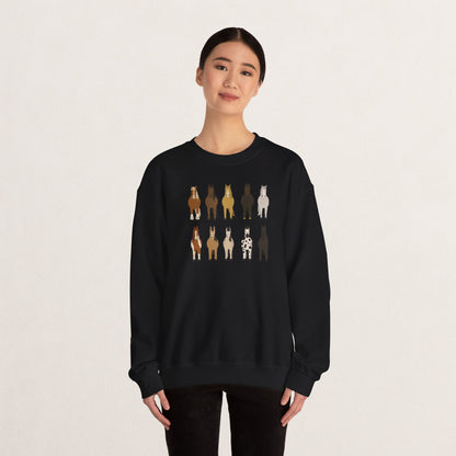 Horse Lovers Crewneck Sweatshirt, Comfortable Sweatshirt for Animal Lovers, Perfect Gift for Christmas, Birthday, and Farm Enthusiasts