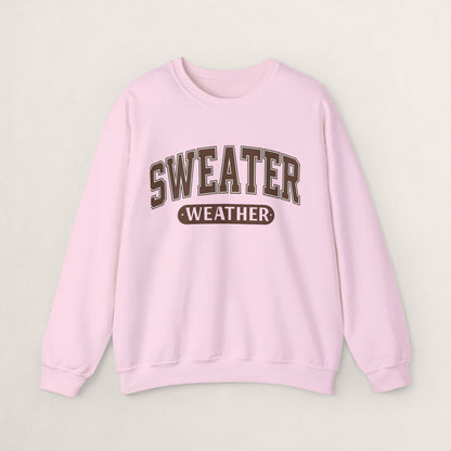 Cozy Sweatshirt for Autumn Vibes, Perfect for Casual Outings, Gift for Friends, Fun Fall Layering, Sweater Weather Apparel