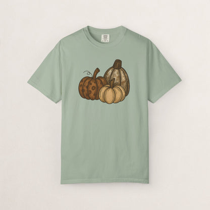 Autumn Pumpkin Unisex T-Shirt, Fall Fashion, Harvest Tee, Halloween Gift, Cozy Casual Wear, Seasonal Style