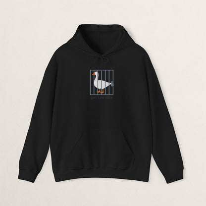 Silly Goose Hooded Sweatshirt, Funny Sweatshirt, Animal Lover Gift, Unisex Hoodie, Quirky Gift for Friends, Comfy Casual Wear